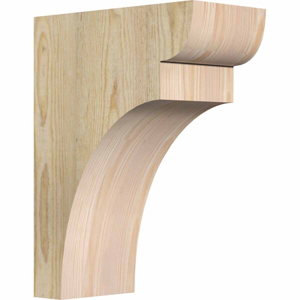 Ekena Millwork Yorktown Rough Sawn Corbel, Douglas Fir, 6"W x 12"D x 16"H COR06X12X16YOR00RDF - main